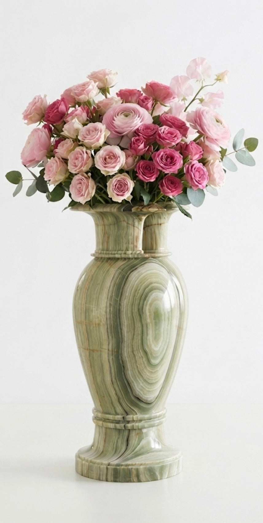 Green Onyx Vase