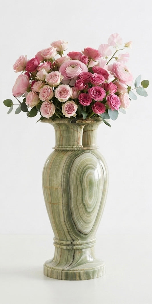 Green Onyx Vase