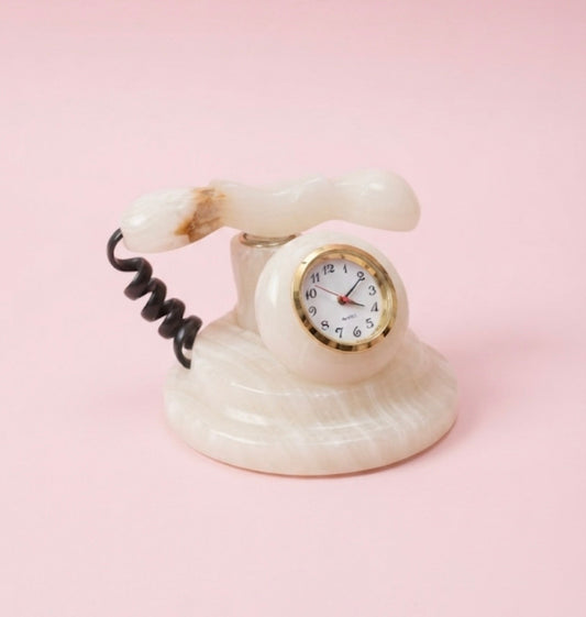 Telephone Table Clock