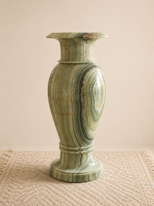 Green Onyx Vase