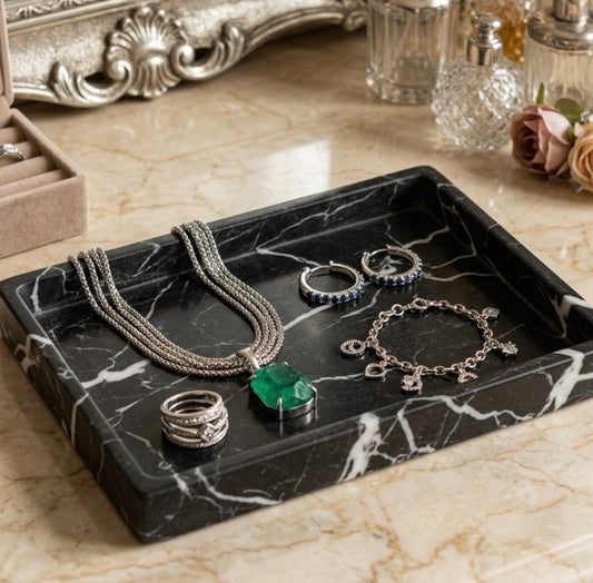 Tray, Marble, Home Decor